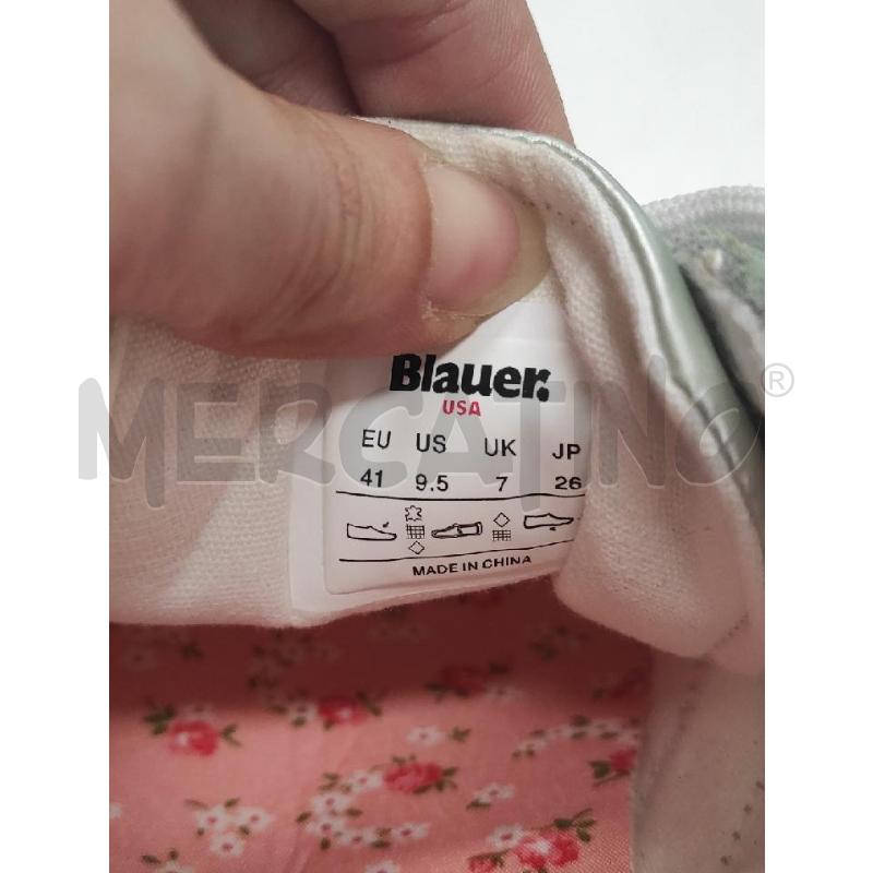 SNEAKERS DONNA BLAUER VERDE E ROSA TG. 41 | Mercatino dell'Usato Salerno torrione 3