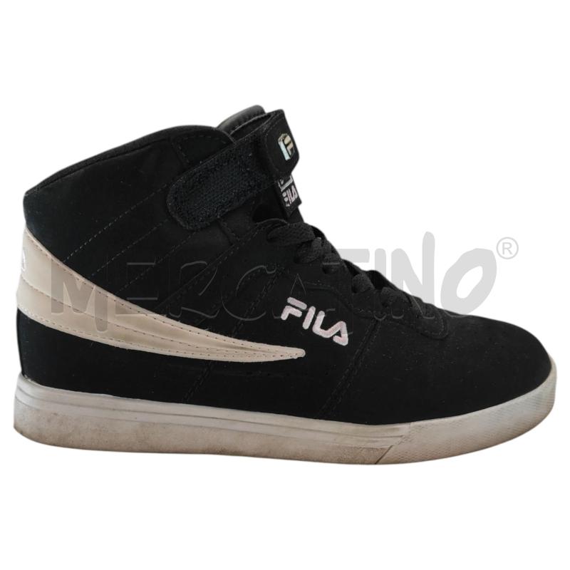 SNEAKERS DONNA FILA NERE ALTE TG. 37.5 | Mercatino dell'Usato Salerno torrione 1