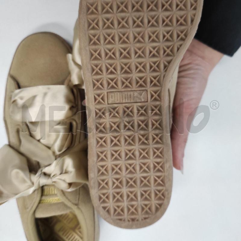 SNEAKERS DONNA PUMA BEIGE NASTRO LACCI TG. 40 | Mercatino dell'Usato Salerno torrione 2