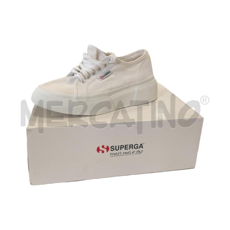 SNEAKERS DONNA SUPERGA BUBBLE WHITE TG. 41 | Mercatino dell'Usato Salerno torrione 1