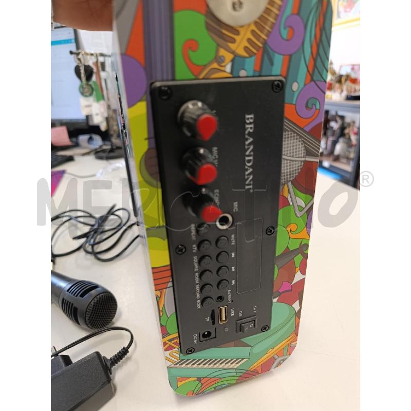 SPEAKER BRANDANI MUSIC CASE CON MICROFONO  | Mercatino dell'Usato Salerno torrione 2