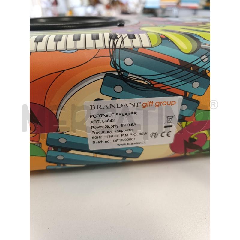 SPEAKER BRANDANI MUSIC CASE CON MICROFONO  | Mercatino dell'Usato Salerno torrione 3
