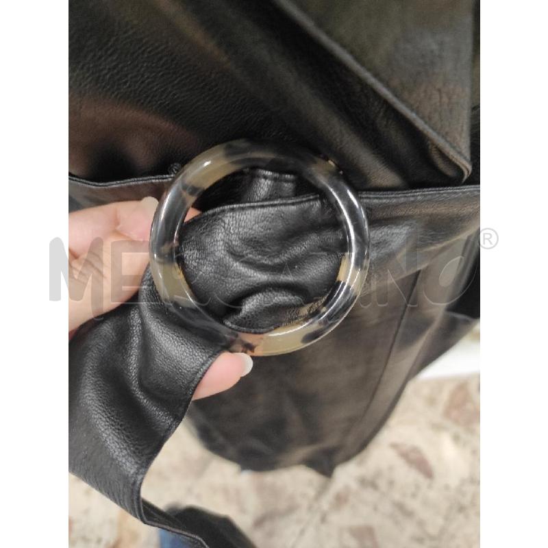 SPOLVERINO DONNA HOPE NERO SIMILPELLE TG. M | Mercatino dell'Usato Salerno torrione 2