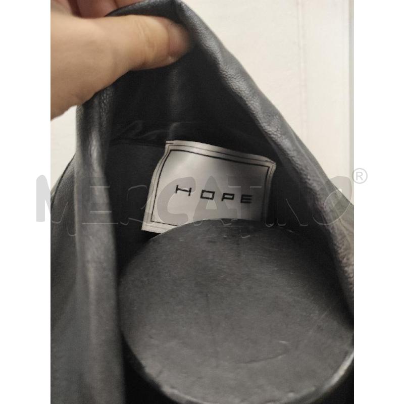 SPOLVERINO DONNA HOPE NERO SIMILPELLE TG. M | Mercatino dell'Usato Salerno torrione 3