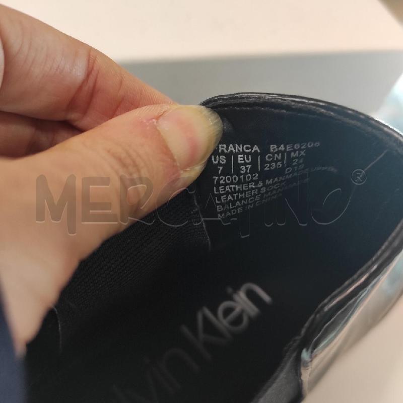 STIVALETTI DONNA CALVIN KLEIN NERI TG. 37 | Mercatino dell'Usato Salerno torrione 3