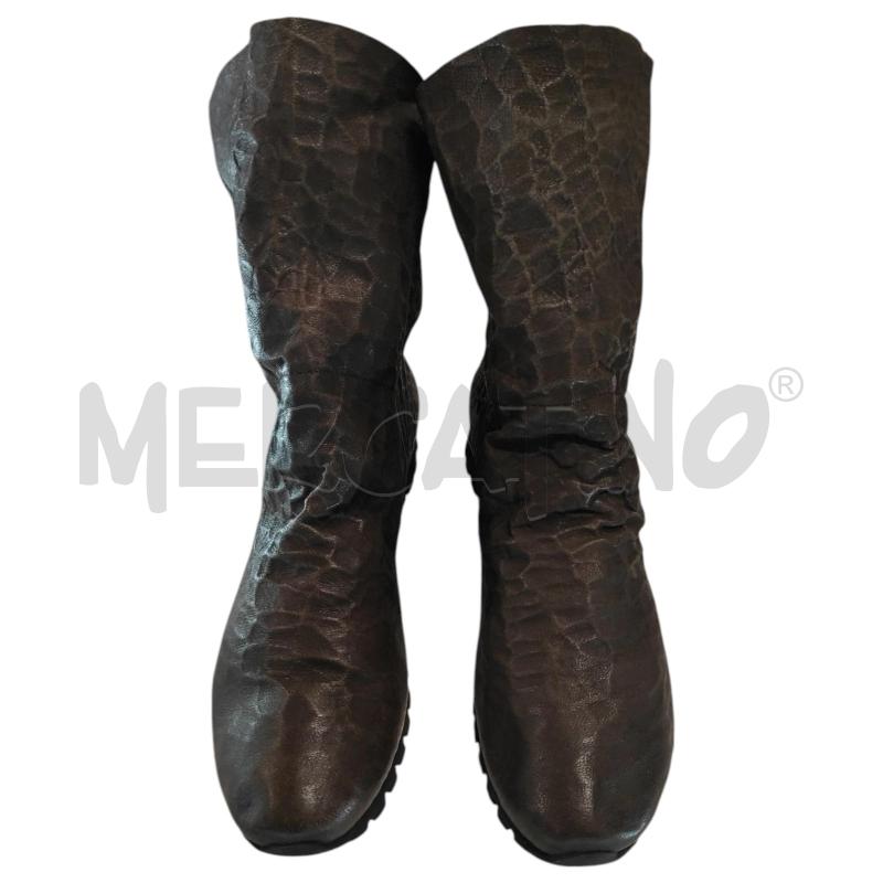 STIVALETTI DONNA FELMINI MARRONI MARTELLATI TG. 38 | Mercatino dell'Usato Salerno torrione 2