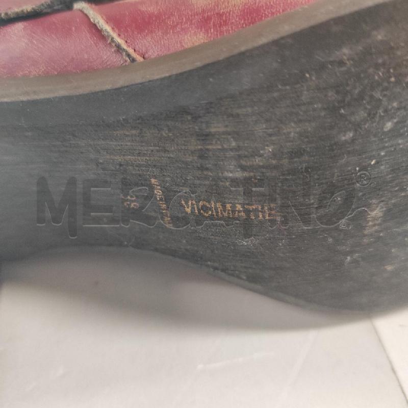 STIVALETTI DONNA VIC MATIE VINACCIA DISTRESSED  TG. 39 | Mercatino dell'Usato Salerno torrione 4