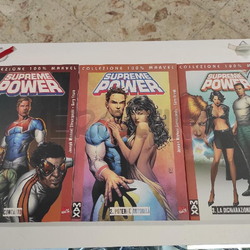 SUPREME POWER 1-3 COLLEZIONE 100% MARVEL  | Mercatino dell'Usato Salerno torrione 1
