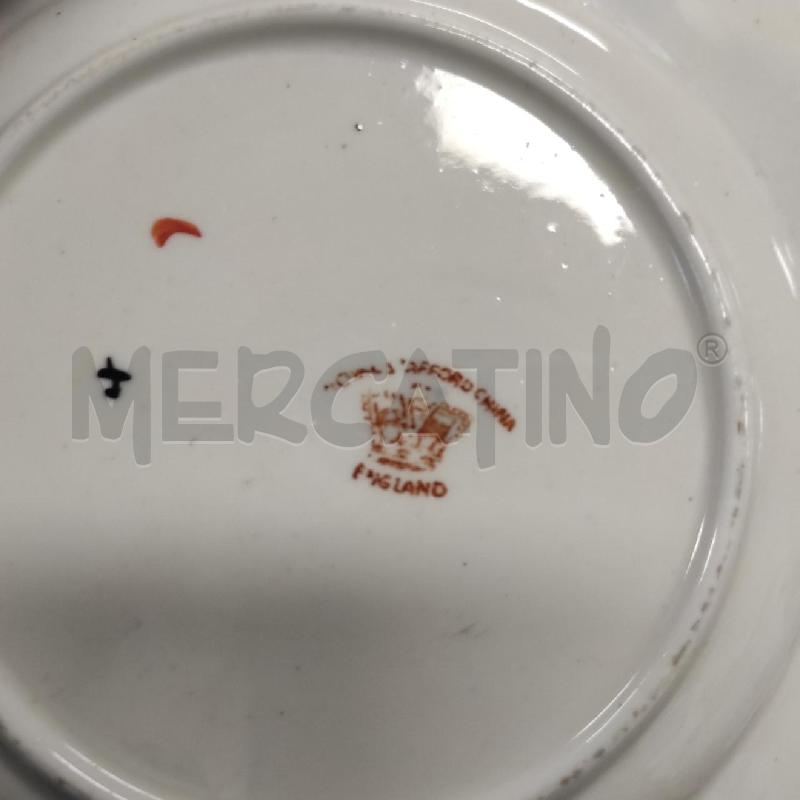 TAZZA OLD STAFFORD CON DECORO BLU DORATO | Mercatino dell'Usato Salerno torrione 2
