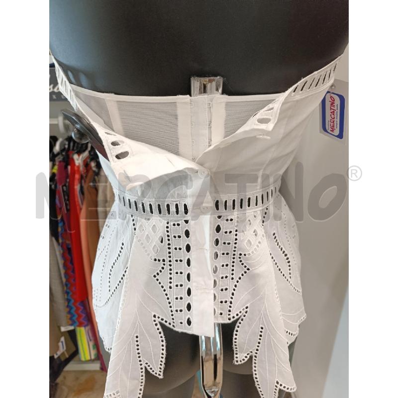 TOP ALBERTA FERRETTI BIANCO TRAFORATO TG. 40 | Mercatino dell'Usato Salerno torrione 3