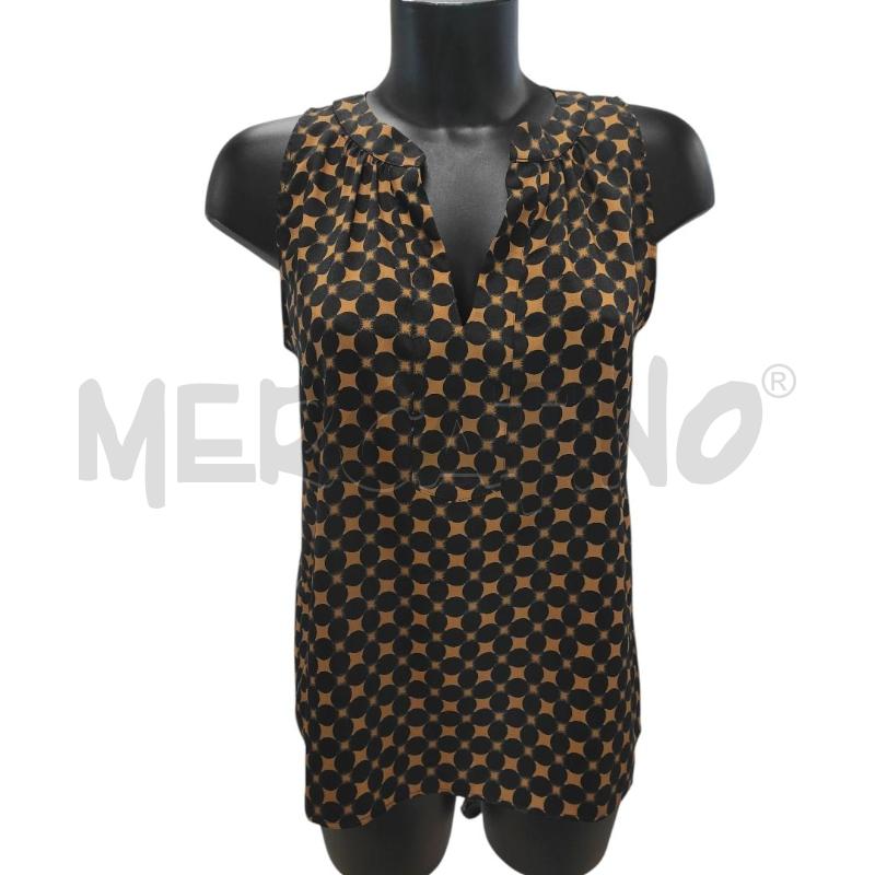 TOP EMME MARELLA MARRONE NERO A POIS TG. 42 | Mercatino dell'Usato Salerno torrione 1
