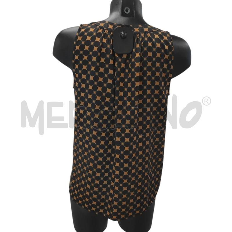 TOP EMME MARELLA MARRONE NERO A POIS TG. 42 | Mercatino dell'Usato Salerno torrione 2