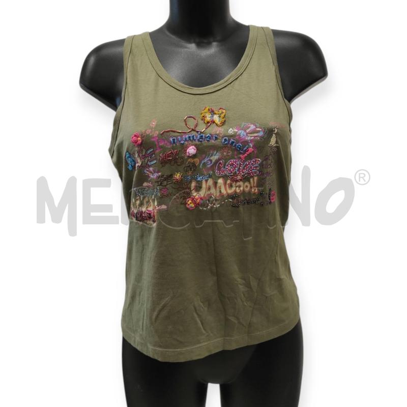 TOP ICEBERG ICE J VERDE MILITARE TG. 48 XL  | Mercatino dell'Usato Salerno torrione 1