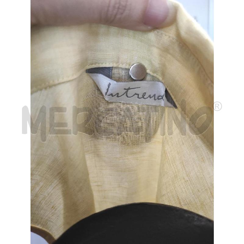 TOP INTREND GIALLO LINO TG. 42 | Mercatino dell'Usato Salerno torrione 3