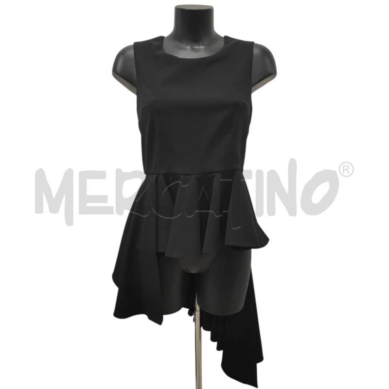 TOP JIJIL NERO LUNGO NERO TG. 44 | Mercatino dell'Usato Salerno torrione 1