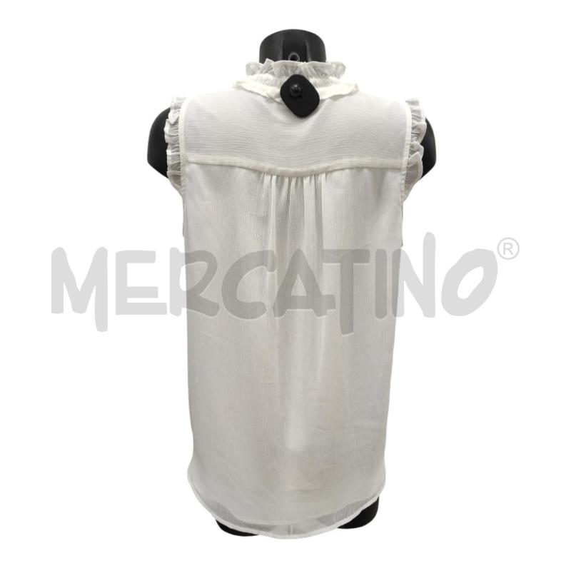 TOP KARL LAGERFELD BIANCO TG. M | Mercatino dell'Usato Salerno torrione 2