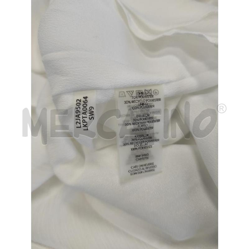 TOP KARL LAGERFELD BIANCO TG. M | Mercatino dell'Usato Salerno torrione 3