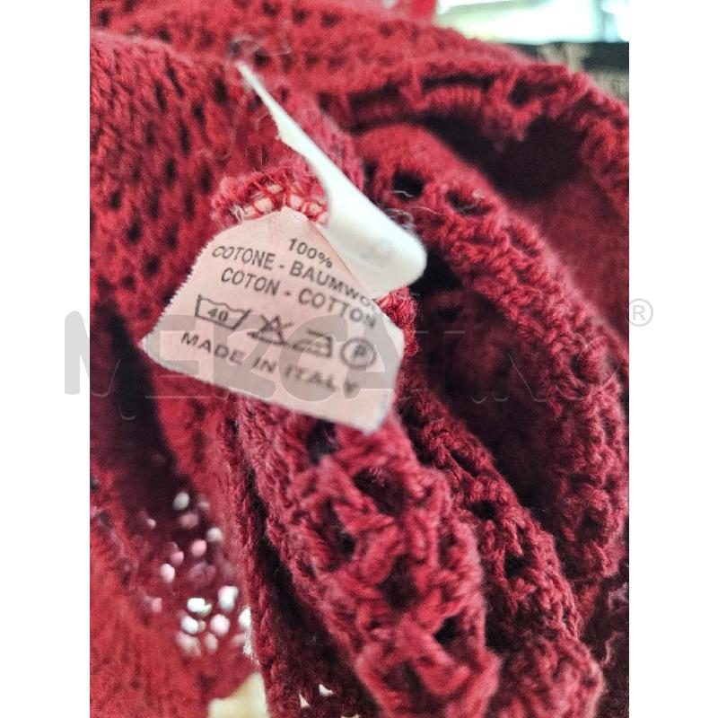 TOP MIRELLA MORI ROSSO CROCHET TG.S | Mercatino dell'Usato Salerno torrione 4