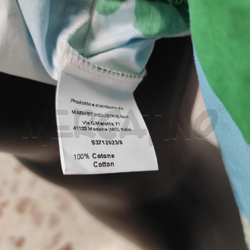 TOP SUOLI AZZURRO BIANCO TG. 42 COTONE  | Mercatino dell'Usato Salerno torrione 3