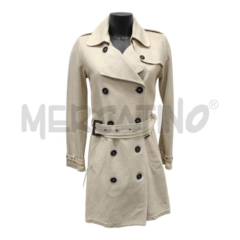 TRENCH DONNA BARK BEIGE TG. S | Mercatino dell'Usato Salerno torrione 1