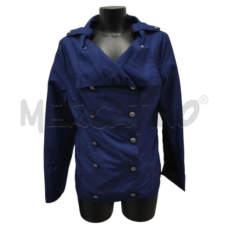 TRENCH DONNA CAMOMILLA BLU TG. 46 | Mercatino dell'Usato Salerno torrione 1
