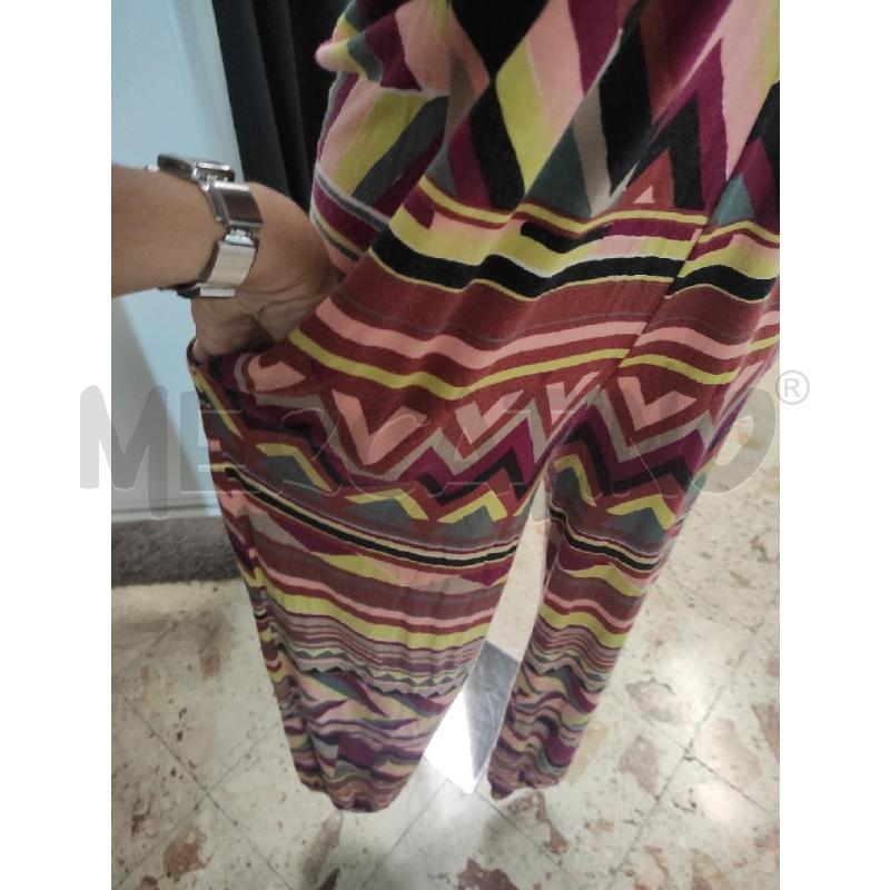 TUTA DONNA MISSONI ROSA GIALLO PRUGNA TG.M | Mercatino dell'Usato Salerno torrione 2