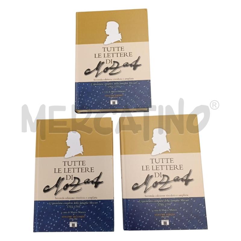 TUTTE LE LETTERE DI MOZART VOLL.1-2-3 ZECCHINI EDITORE | Mercatino dell'Usato Salerno torrione 1