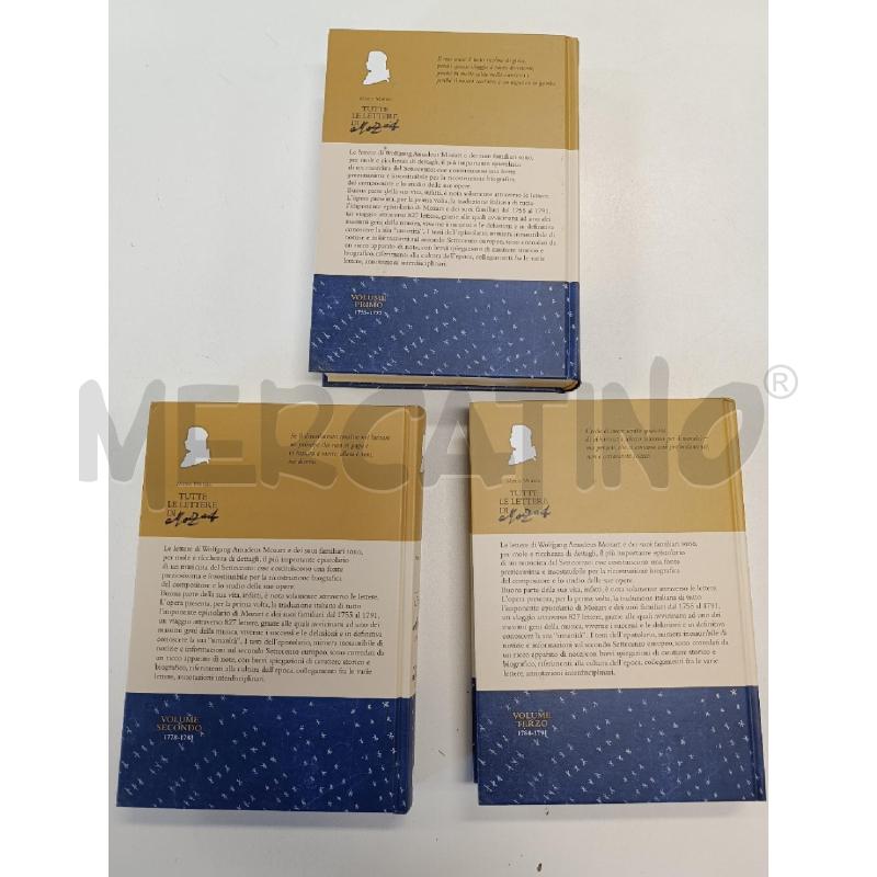 TUTTE LE LETTERE DI MOZART VOLL.1-2-3 ZECCHINI EDITORE | Mercatino dell'Usato Salerno torrione 3