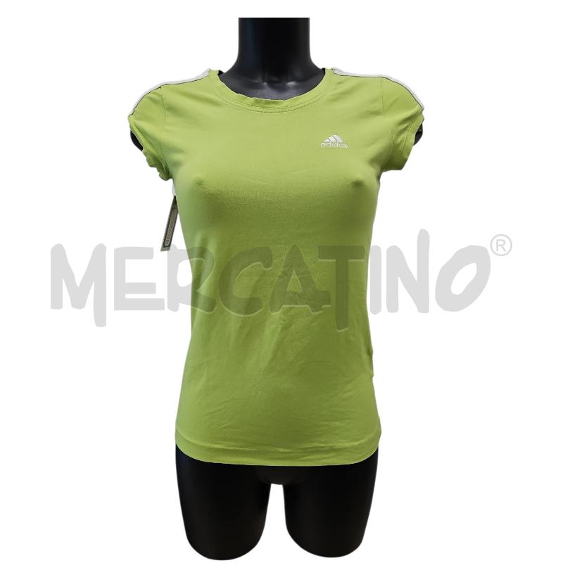T SHIRT DONNA ADIDAS VERDE ACIDO TG. 44 | Mercatino dell'Usato Salerno torrione 1