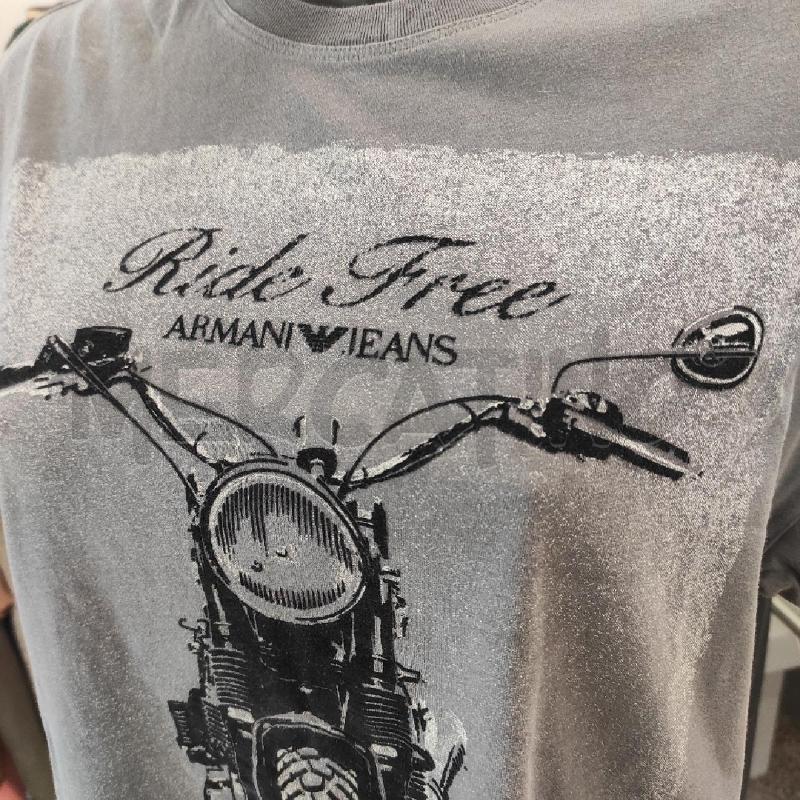 T SHIRT DONNA ARMANI GRIGIA MOTO VELLUTO TG. M | Mercatino dell'Usato Salerno torrione 2