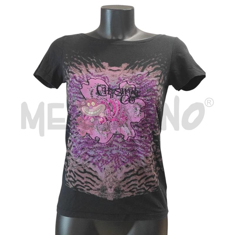 T SHIRT DONNA PINKO DISNEY NERA STREGATTO TG. S | Mercatino dell'Usato Salerno torrione 1