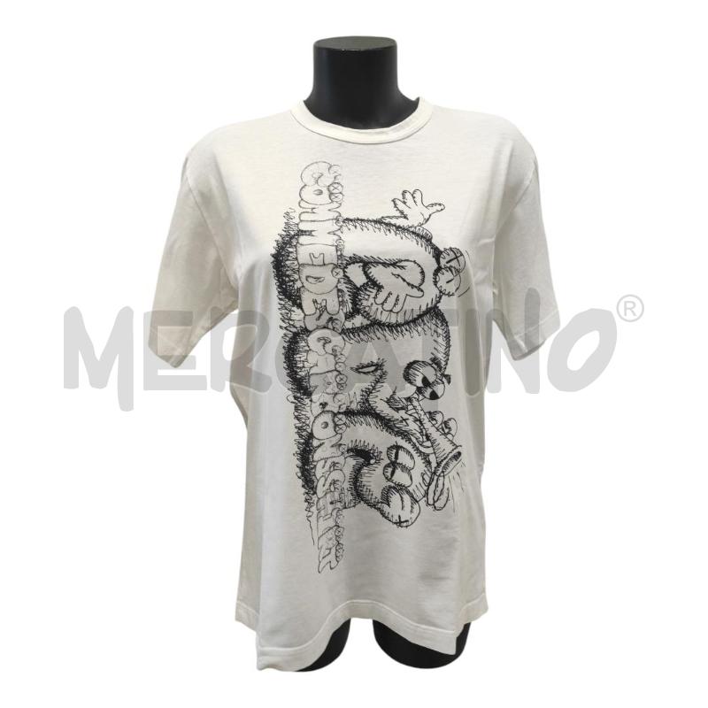 T SHIRT UOMO COMME DES GARCONS BIANCA STAMPA CHINA TG. XL | Mercatino dell'Usato Salerno torrione 1