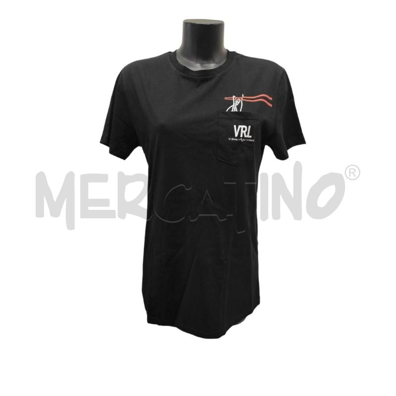 T SHIRT UOMO VIRAL VIBES NERA NOODLES TASCHINO TG. M | Mercatino dell'Usato Salerno torrione 1