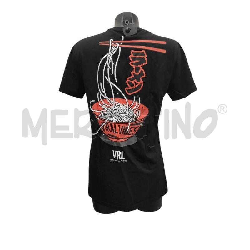T SHIRT UOMO VIRAL VIBES NERA NOODLES TASCHINO TG. M | Mercatino dell'Usato Salerno torrione 2
