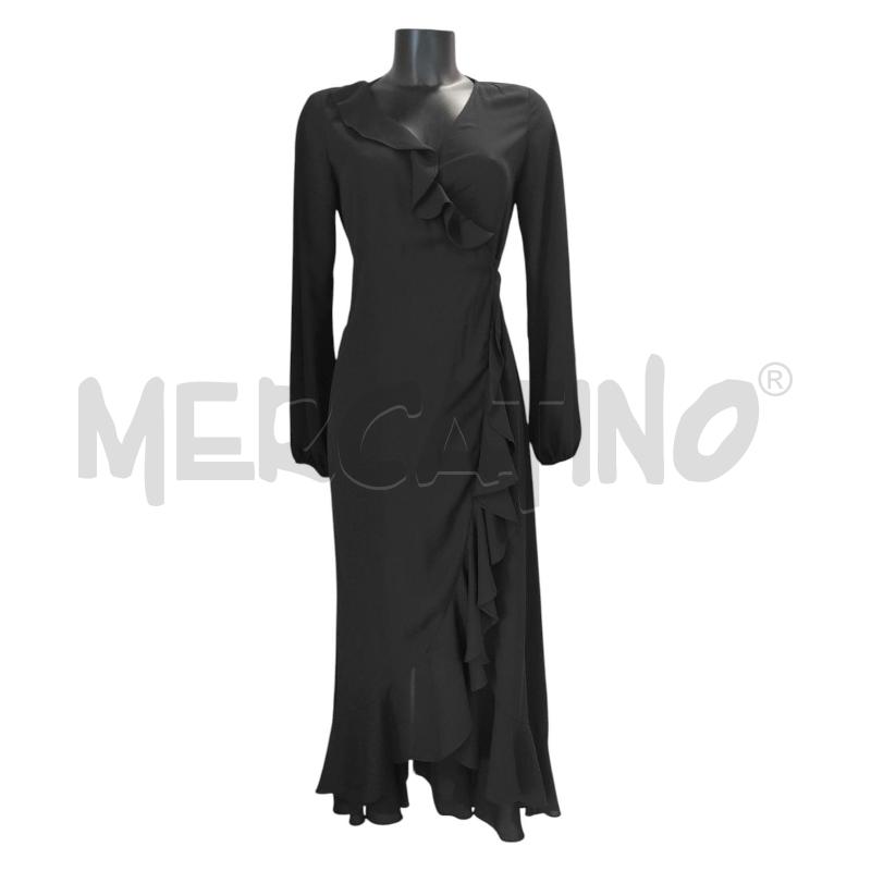 VESTITO DONNA A.S.A.P. NERO A PORTAFOGLIO TG. 42 | Mercatino dell'Usato Salerno torrione 1