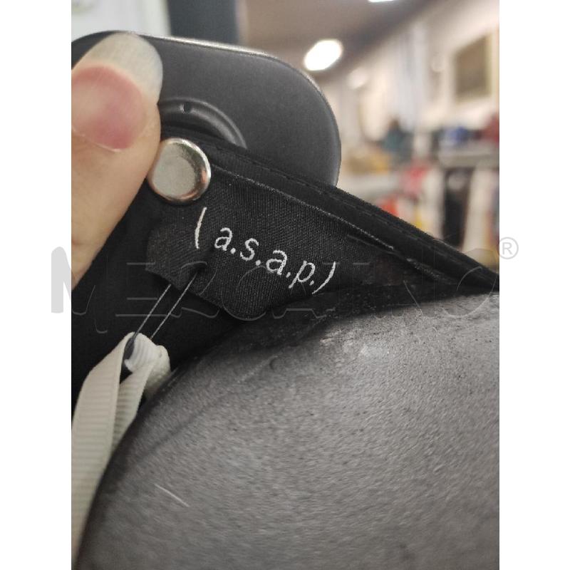 VESTITO DONNA A.S.A.P. NERO A PORTAFOGLIO TG. 42 | Mercatino dell'Usato Salerno torrione 3