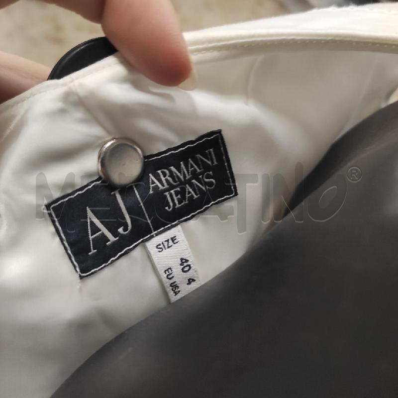 VESTITO DONNA ARMANI JEANS BIANCO TG. 40  | Mercatino dell'Usato Salerno torrione 2