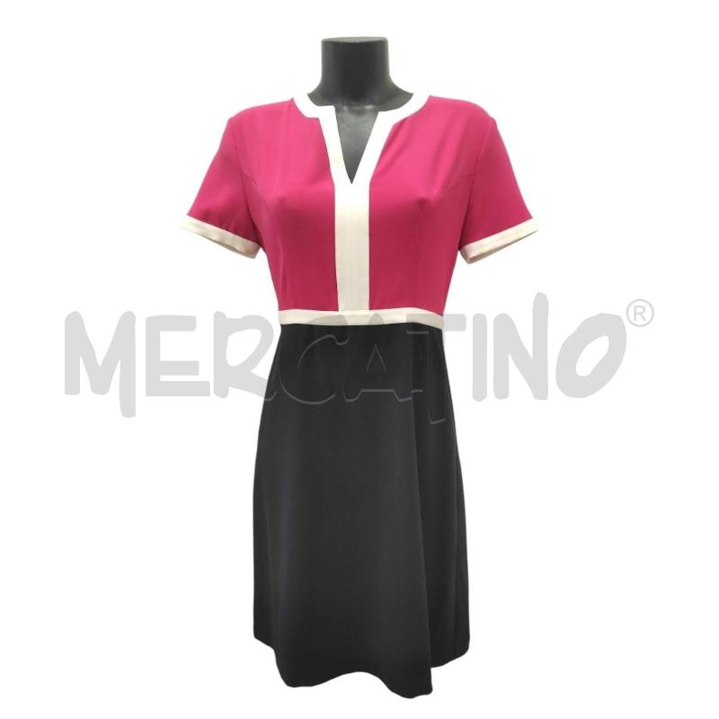 VESTITO DONNA ARMANI JEANS FUCSIA BLU BIANCO TG. 44 | Mercatino dell'Usato Salerno torrione 1