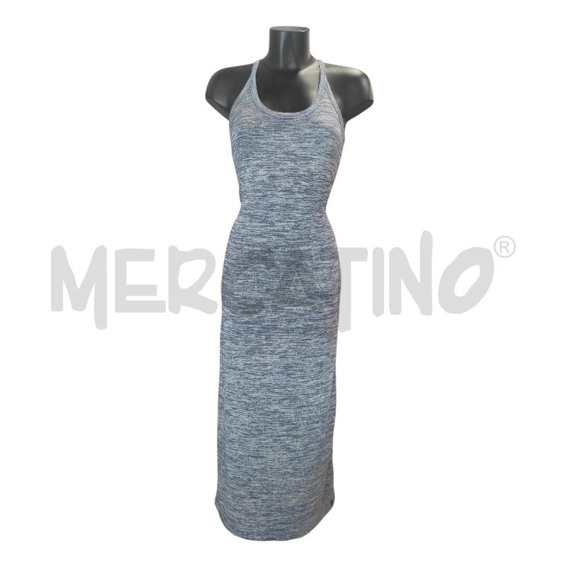 VESTITO DONNA CALVIN KLEIN AZZURRO MELANGIATO TG. M | Mercatino dell'Usato Salerno torrione 1