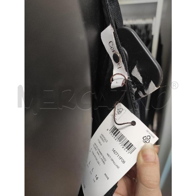 VESTITO DONNA CONBIPEL NERO PLISSETTATO TG. L  | Mercatino dell'Usato Salerno torrione 2