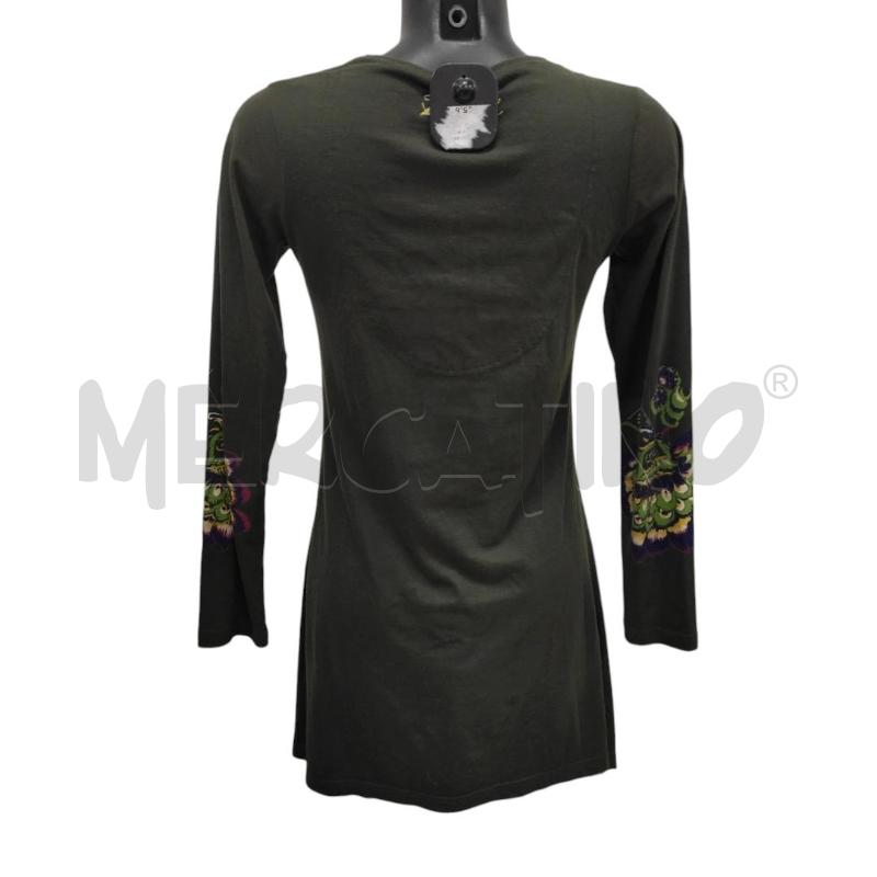VESTITO DONNA DESIGUAL VERDE A FANTASIA TG. M | Mercatino dell'Usato Salerno torrione 2