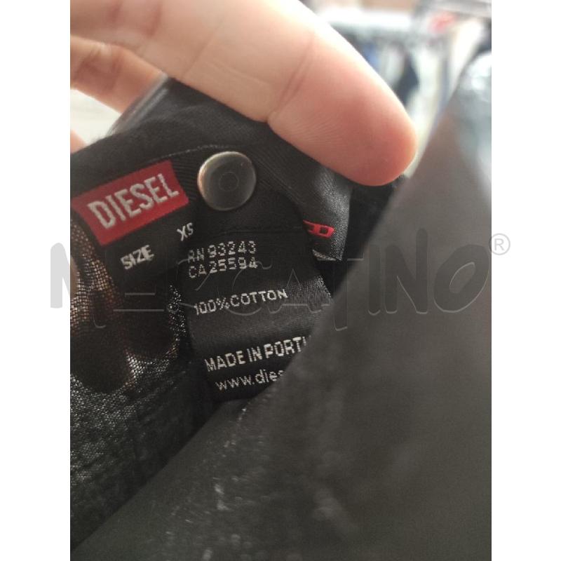 VESTITO DONNA DIESEL NERO COTONE LACCI TG. XS | Mercatino dell'Usato Salerno torrione 2