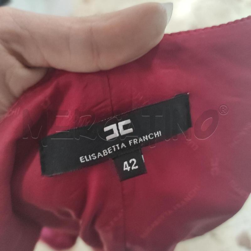 VESTITO DONNA ELISABETTA FRANCHI FUCSIA TG. 42 | Mercatino dell'Usato Salerno torrione 3