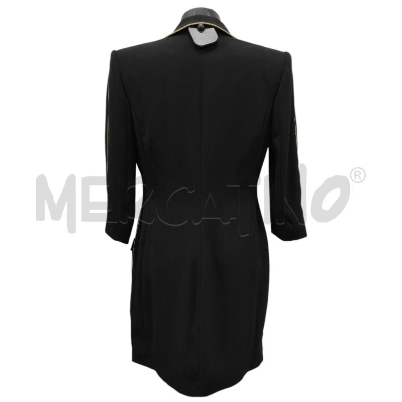 VESTITO DONNA ELISABETTA FRANCHI NERO GIACCA DETTAGLI NAUTICI TG. 46 | Mercatino dell'Usato Salerno torrione 2