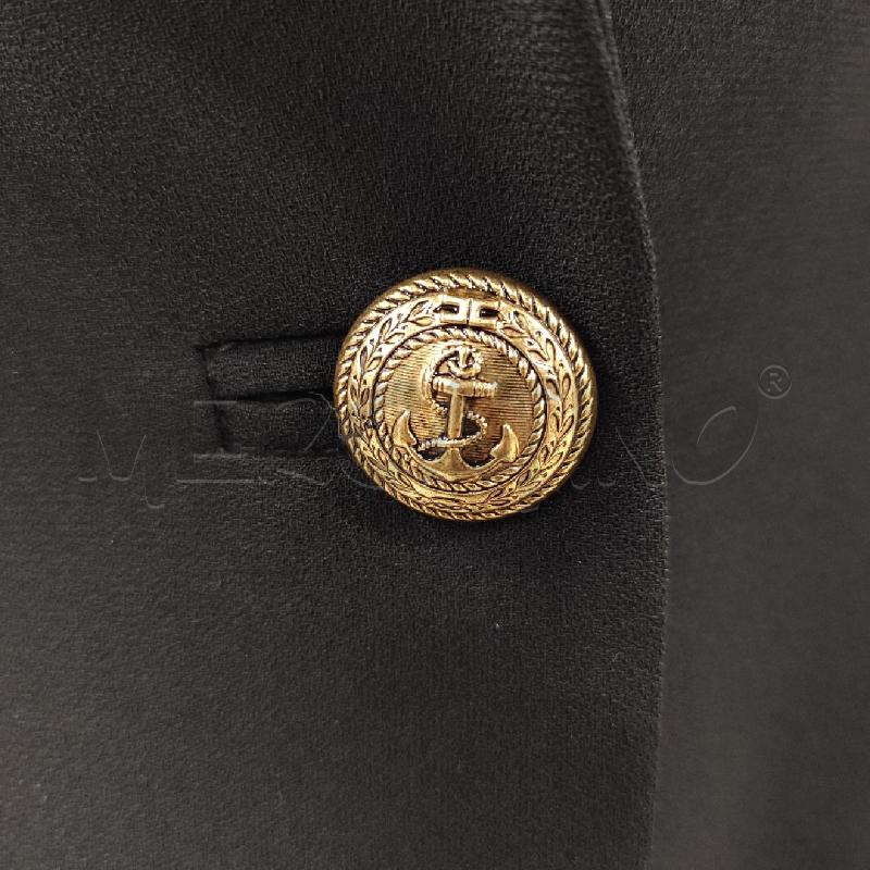 VESTITO DONNA ELISABETTA FRANCHI NERO GIACCA DETTAGLI NAUTICI TG. 46 | Mercatino dell'Usato Salerno torrione 4