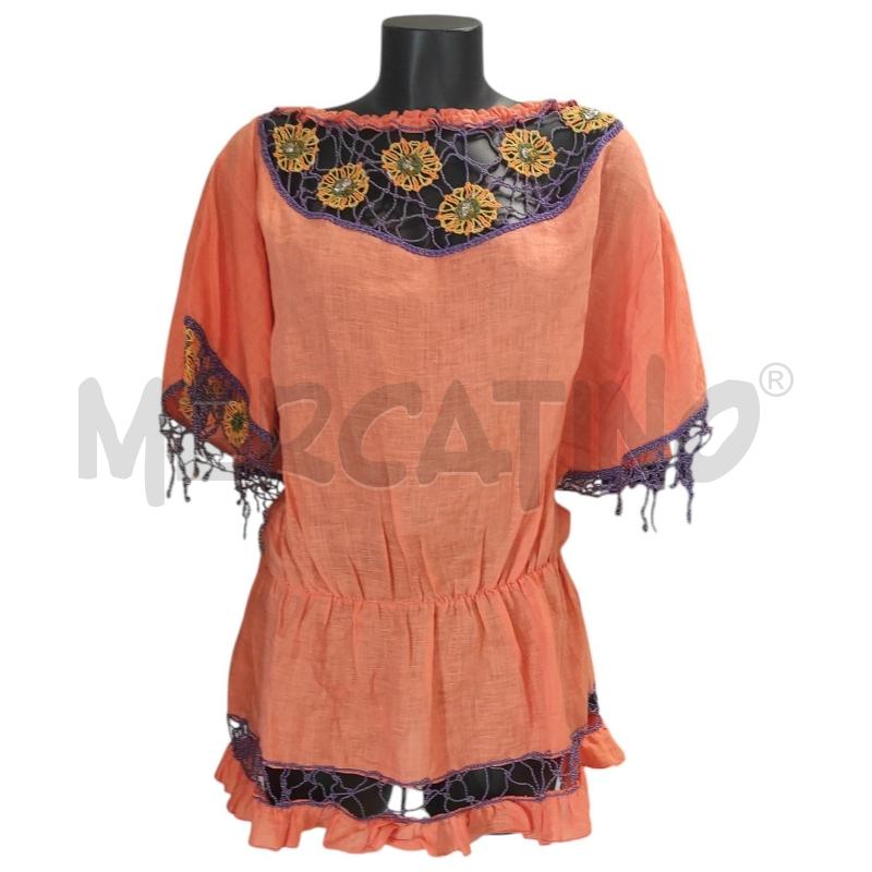 VESTITO DONNA EMAMO ARANCIO TG. S | Mercatino dell'Usato Salerno torrione 1