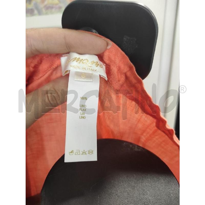 VESTITO DONNA EMAMO ARANCIO TG. S | Mercatino dell'Usato Salerno torrione 2