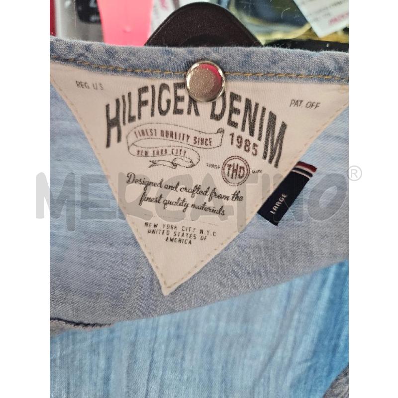 VESTITO DONNA HILFIGER DENIM CHIARO TG. L | Mercatino dell'Usato Salerno torrione 3