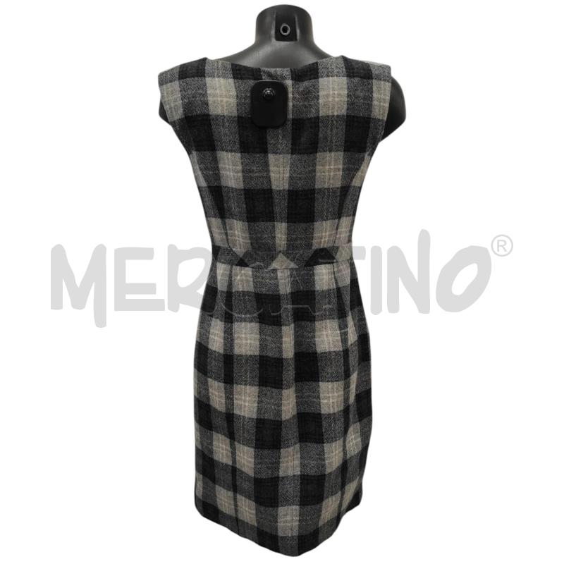 VESTITO DONNA INTREND A QUANDRI GRIGIO TG 42 | Mercatino dell'Usato Salerno torrione 2
