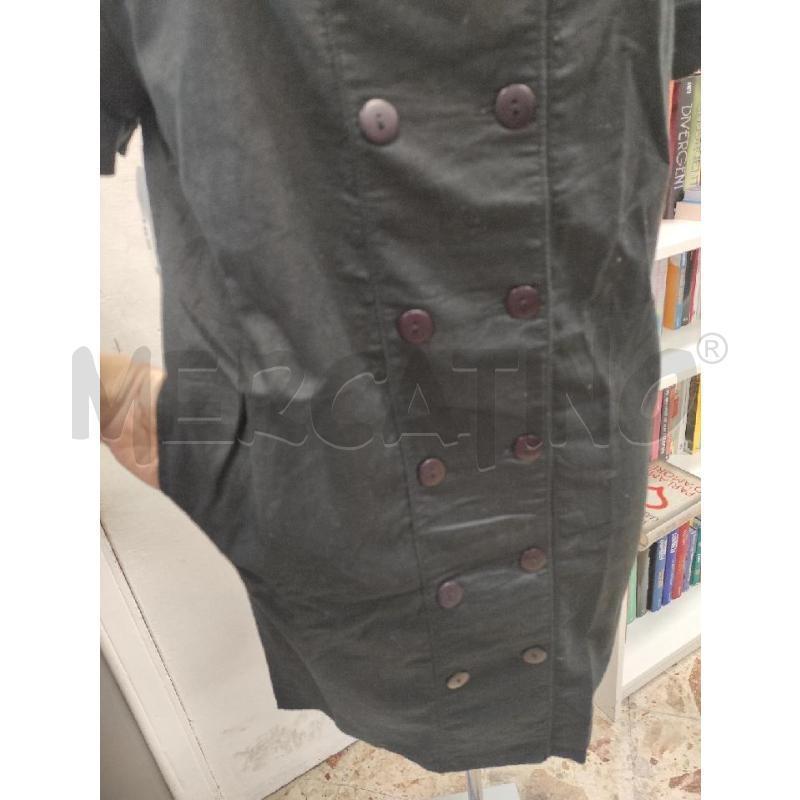 VESTITO DONNA INTREND NERO DOPPIO BOTTONE TG. 44  | Mercatino dell'Usato Salerno torrione 3